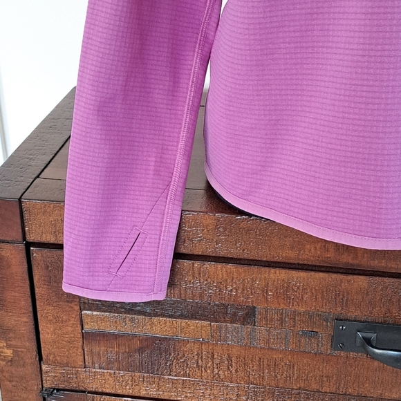 Eddie Bauer Activator Grid Fleece Half Zip Pullover Pink Size Small Active Top - Picture 10 of 14
